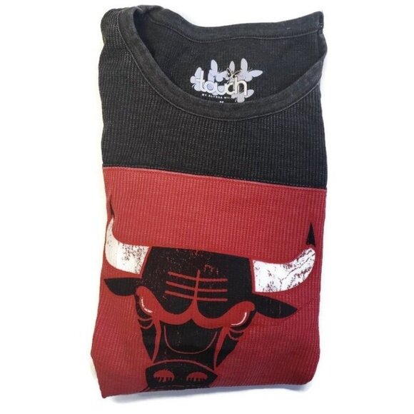 NBA Chicago Bulls Womens Size M Blindside Thermal Long Sleeve Top Touch Red - Picture 6 of 6